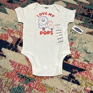 Old Navy “love my pops” onesie!